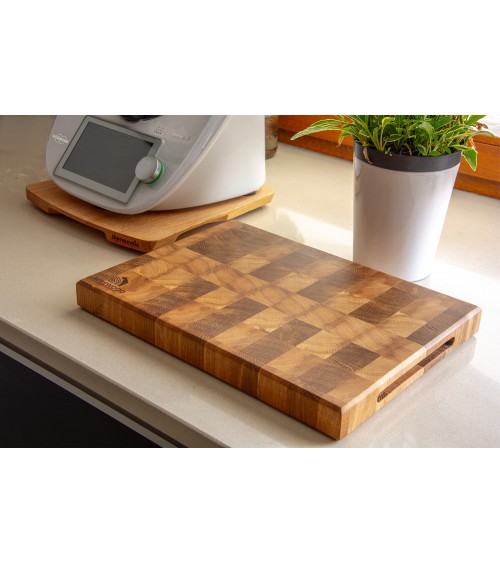 Sztorcowa deska do krojenia dąb 30x40x4