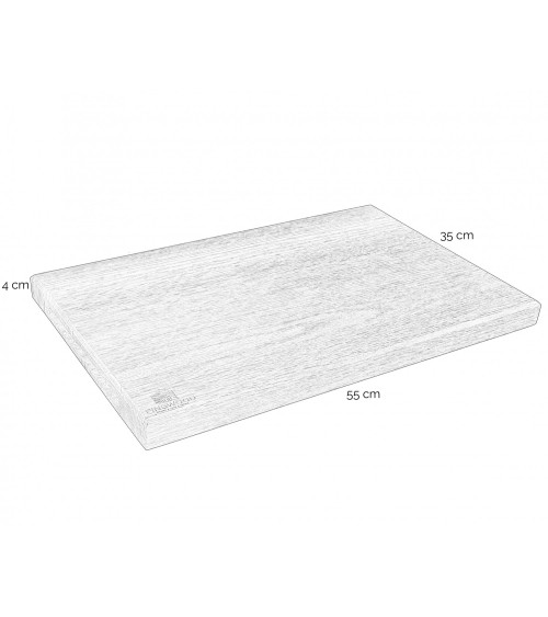 Sztorcowa deska do krojenia klon 35x55x4 wymiary