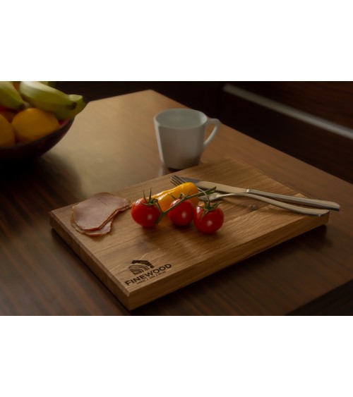 Drewniana deska śniadaniowa dąb 20x30x2.5